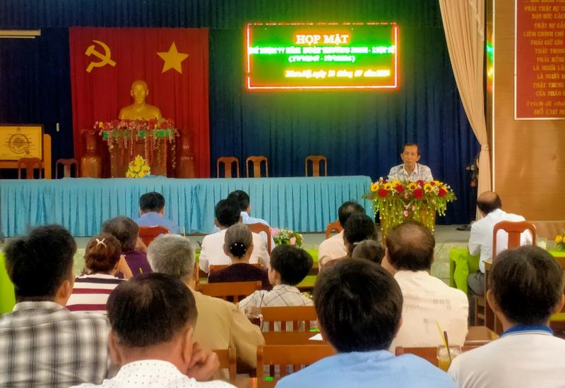 Xã Nhơn Mỹ tổ chức họp mặt kỷ niệm 77 năm ngày Thương binh Liệt sĩ