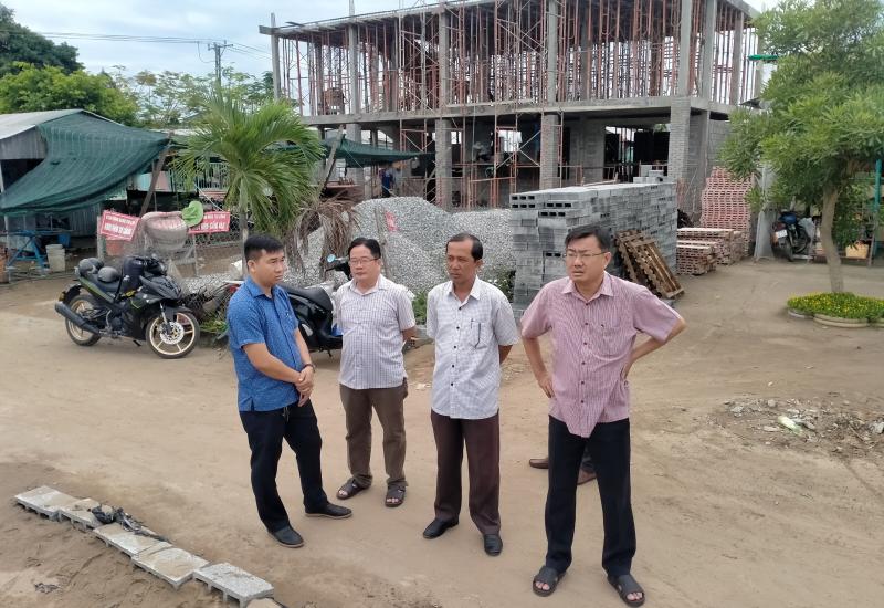 Đồng chí Đoàn Thanh Lộc tại buổi khảo sát