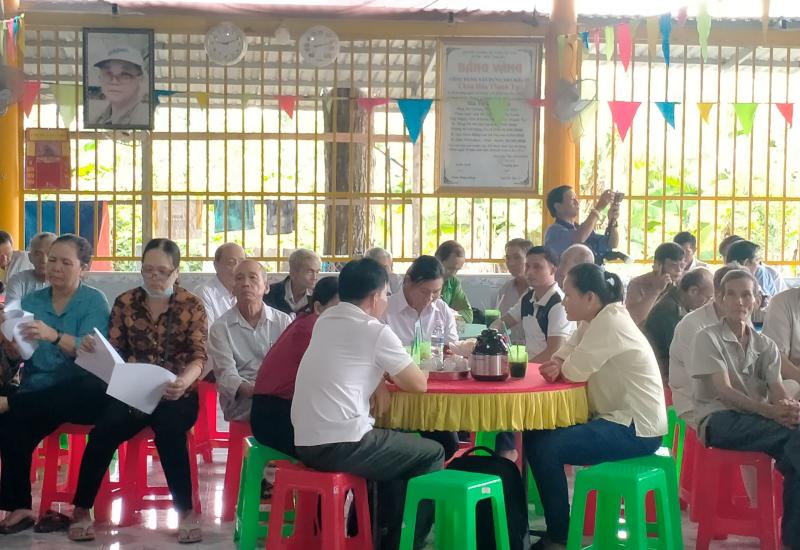 Các đại biểu tham dự hội nghị  sơ kết