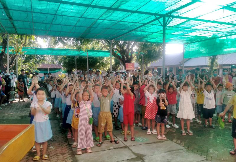 các em mẫu giáo lên lớp 1