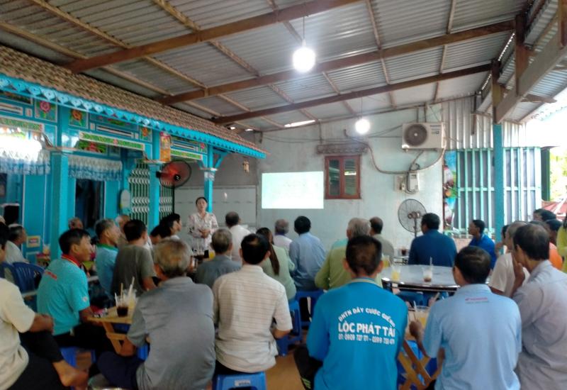 Nông dân tham gia hội thảo