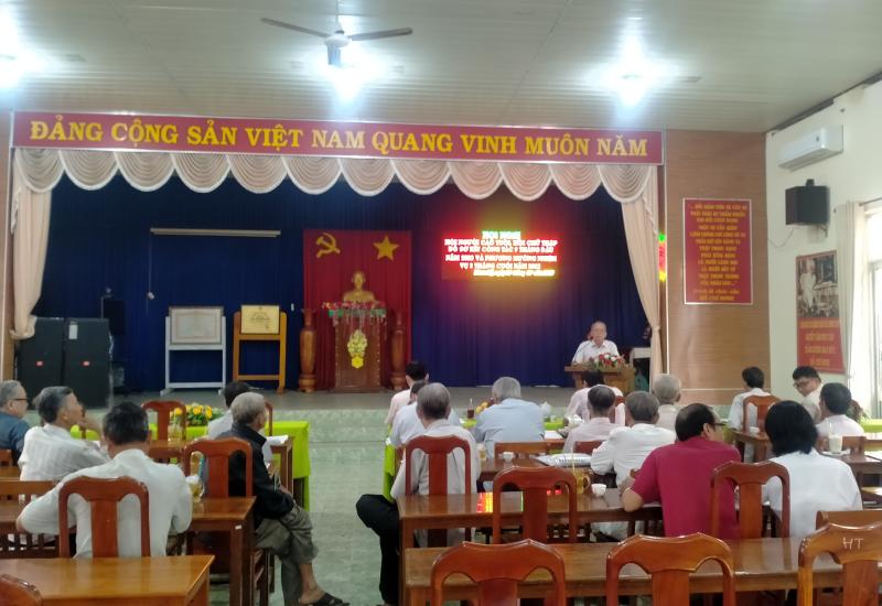 Ông Phan Văn Đợi CT.NCT phát biểu