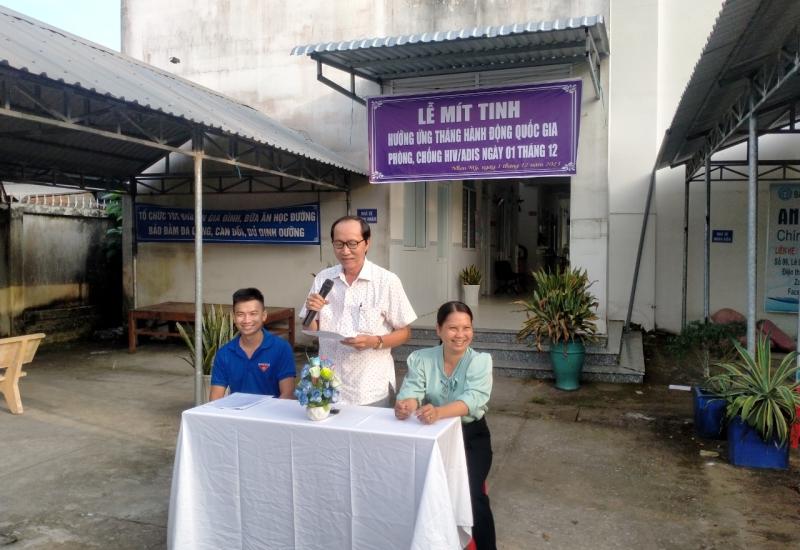 Ông Nguyễn Ngọc Độ phát biểu lễ Mitinh