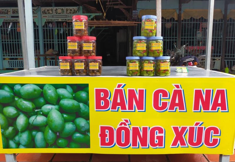 sản phẩm cà na Nhơn Mỹ
