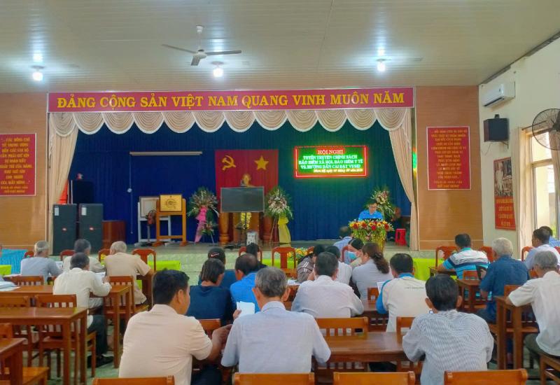 Tuyên truyền pháp luật Bảo hiểm xã hội Bảo hiểm Y tế và Hướng dẫn cài đặt VSSID tại xã Nhơn Mỹ